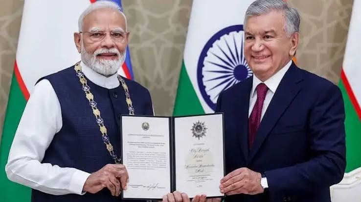 प्रधानमंत्री मोदी को मिला उज्बेकिस्तान का सर्वोच्च सम्मान भारत की बढ़ती वैश्विक प्रतिष्ठा और सुदृढ़ होते अंतर्राष्ट्रीय संबंध राष्ट्रवासियों के लिए गर्व का विषय : मुख्यमंत्री डॉ. यादव